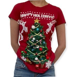 JEM Ugly Christmas Tree Shirt S
